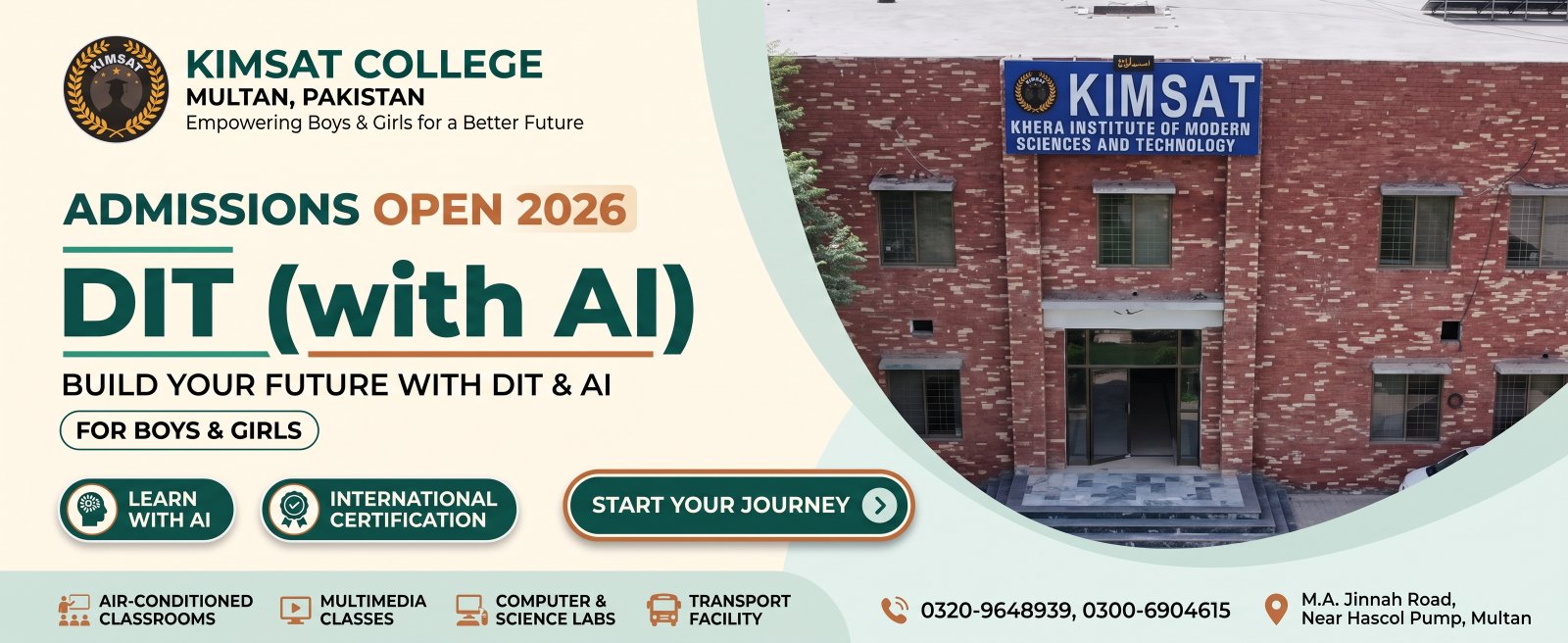 KIMSAT College slider image